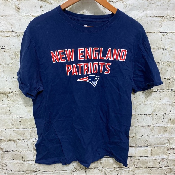 Fanatics Blue New England Patriots T Shirt - Picture 1 of 4